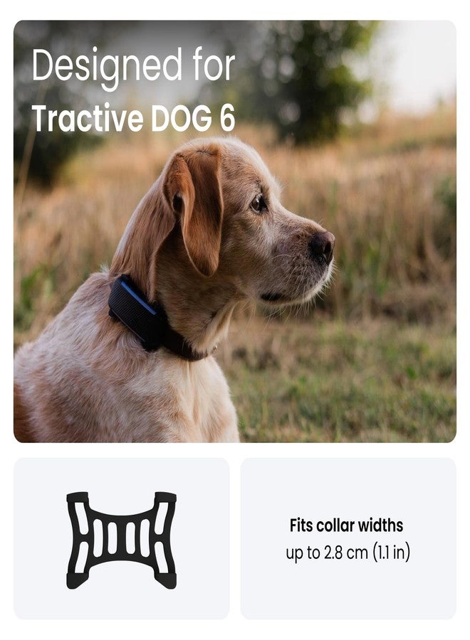 Tractive Rubber Clip Mount x2 for Tractive Dog 6 GPS Tracker (Black) - Image 3