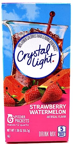 Crystal Light Strawberry Watermelon 12 Quarts 196 oz