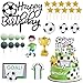 Knana 26Pcs Soccer Cake Toppers Soccer Ball Cake Theme Decorations for Birthday Party Supplies - Image 3