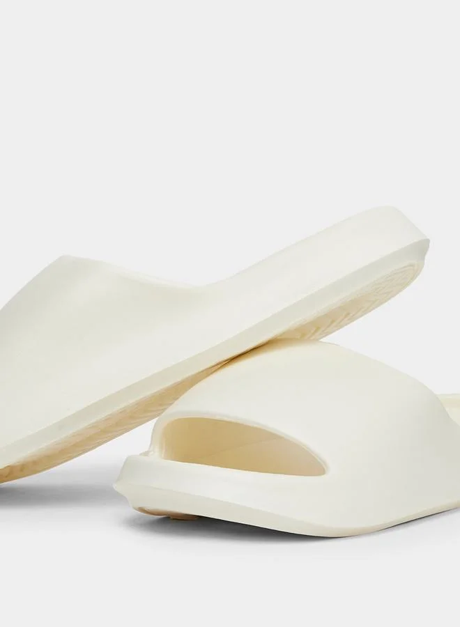 Take Two Solid Thick Sole Bathroom Slippers