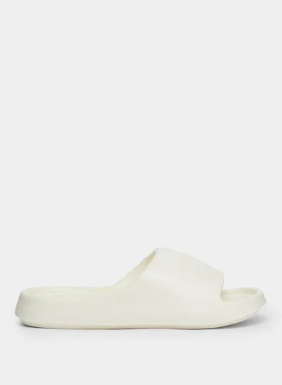 Take Two Solid Thick Sole Bathroom Slippers