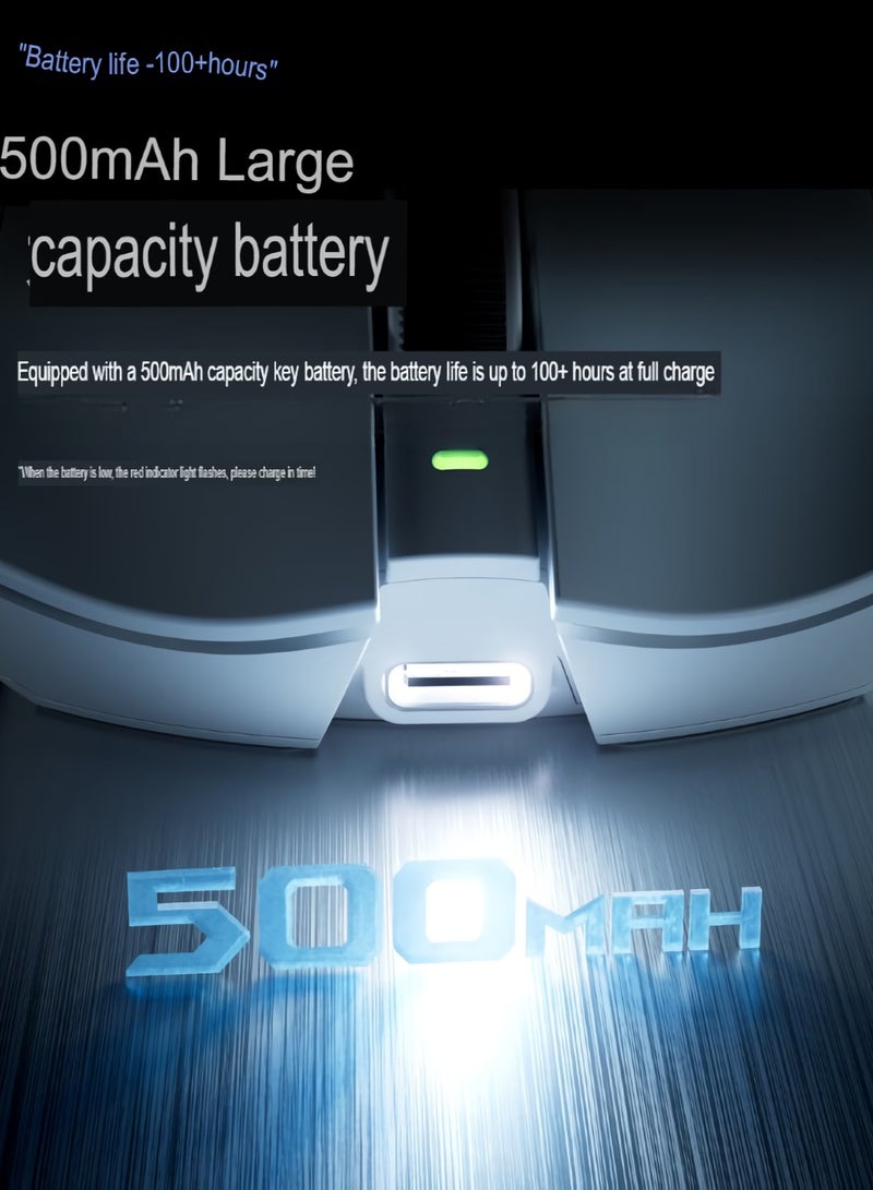 S9 Ultra Bluetooth Mouse, Comfortable Grip Lightweight Wireless Gaming Mouse With 100 Plus Hours Battery Life, Portable Rechargeable Computer Mouse For Gaming Office Home, (1pc, S9 Ultra Black And Purple) - Image 3