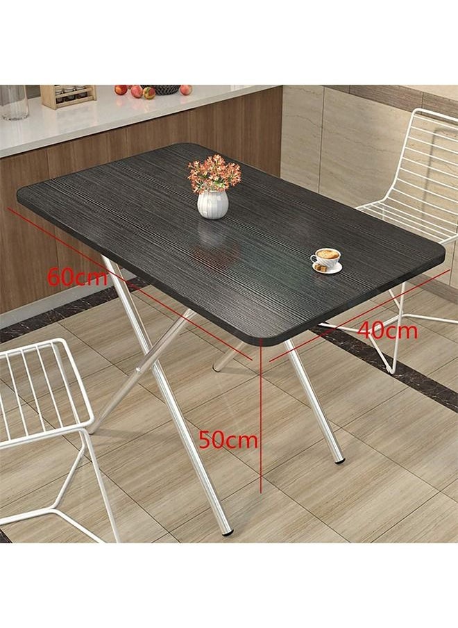 CityRiya-Long - Dining Table Kitchen Dining Table Modern Leisure Table Square Dining Table Wooden Desk Folding Camping table Portable Dinner Table for Kitchen 60cm*40cm - Image 1