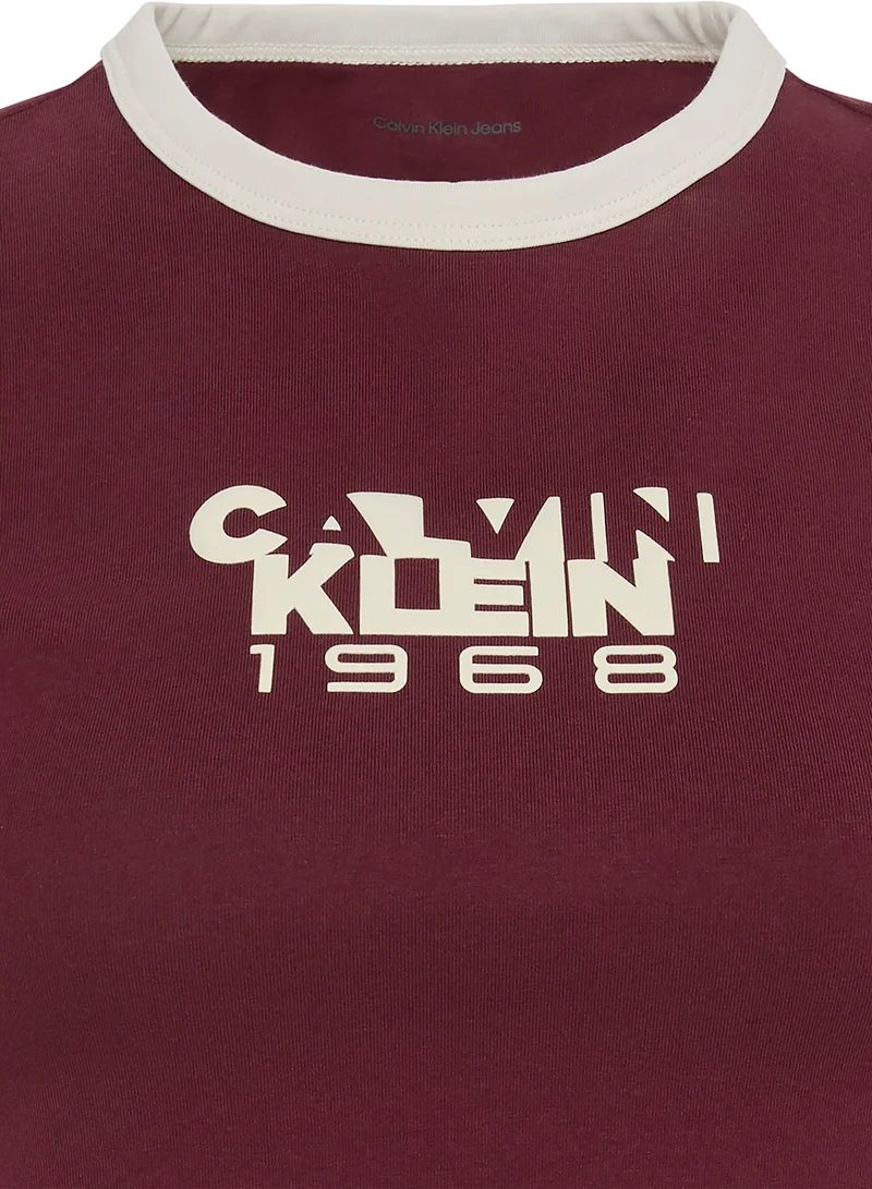 Calvin Klein Jeans Graphic Crew Neck T-Shirt