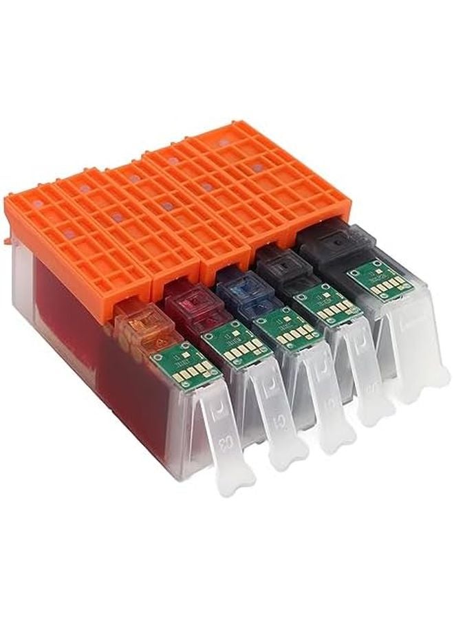 Canon PIXMA Ink Cartridge 5 Color Set for TS707 TR8570 TS8170 TS8270 TS9170 Printers - Image 2