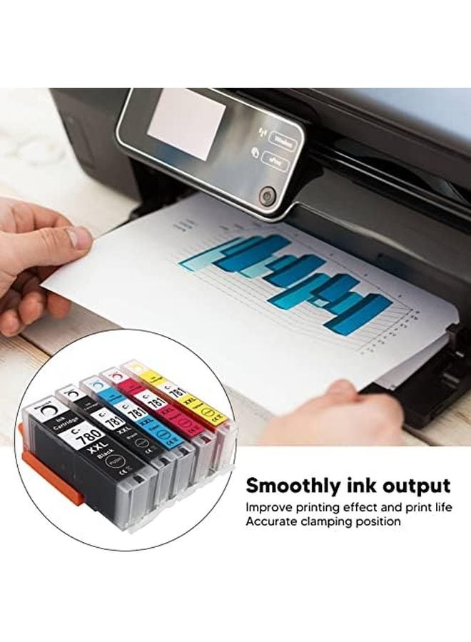 Canon PIXMA Ink Cartridge 5 Color Set for TS707 TR8570 TS8170 TS8270 TS9170 Printers - Image 4