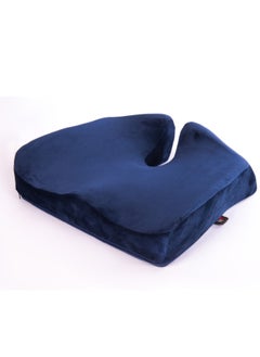 Advanced memory fistula seat cushion for fistula patients, for patients with pilonidal sinus and hemorrhoids, blue, from HT