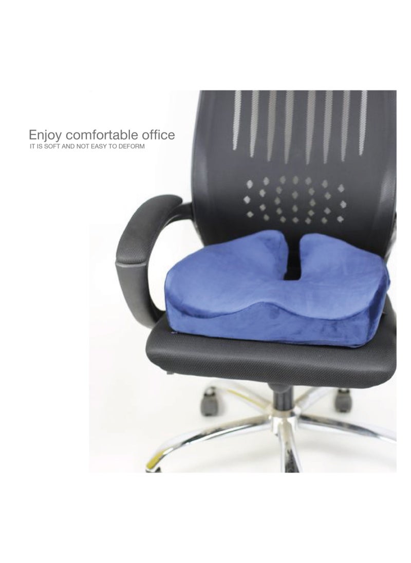 HT - Advanced memory fistula seat cushion for fistula patients, for patients with pilonidal sinus and hemorrhoids, blue, from HT - Image 1