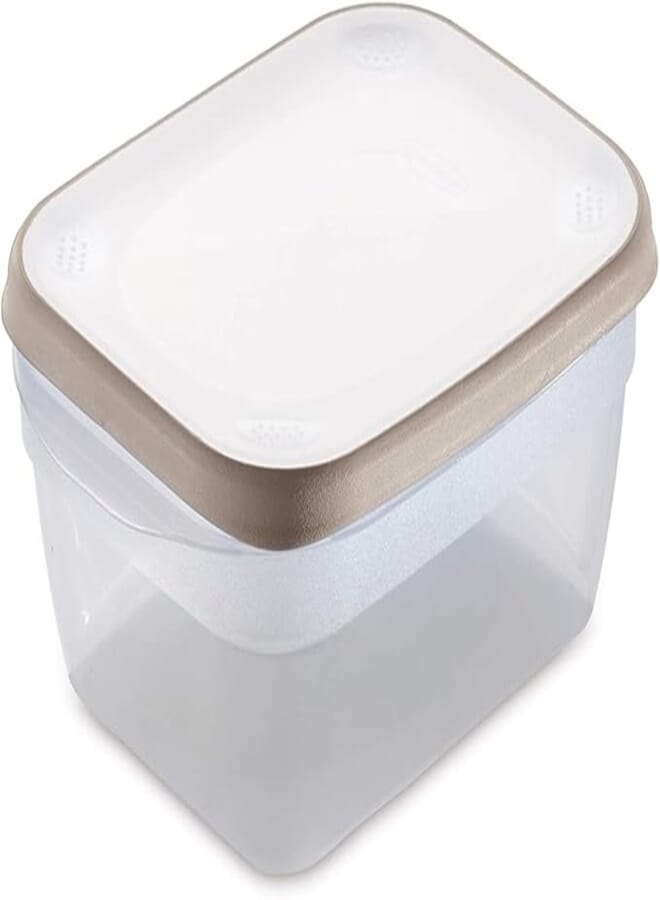 Stefanplast Stefan Plast Food box for refrigerator CIAO FRESCO lt. 1,8 white - light dove grey - transparent 01181