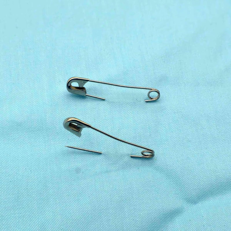 ibotti Curved Safety Pins for Quilting, Basting Pins, Size 2, 100-count - Image 3