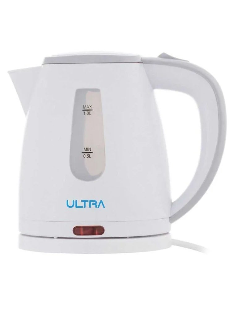 Ultra Ultra Electric Kettle, 1 Liters, 1200 Watt, White - UKP12WE1  - Image 1