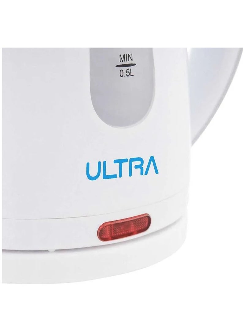 Ultra Ultra Electric Kettle, 1 Liters, 1200 Watt, White - UKP12WE1  - Image 3