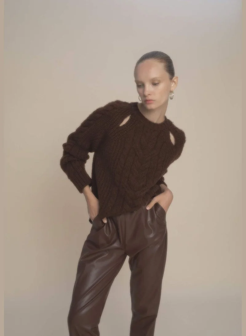 DeFacto Woman Crew Neck Long Sleeve Tricot Pullover