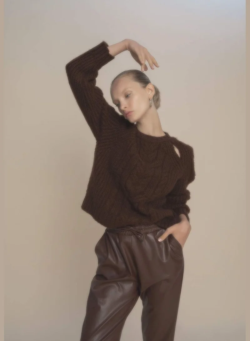 DeFacto Woman Crew Neck Long Sleeve Tricot Pullover