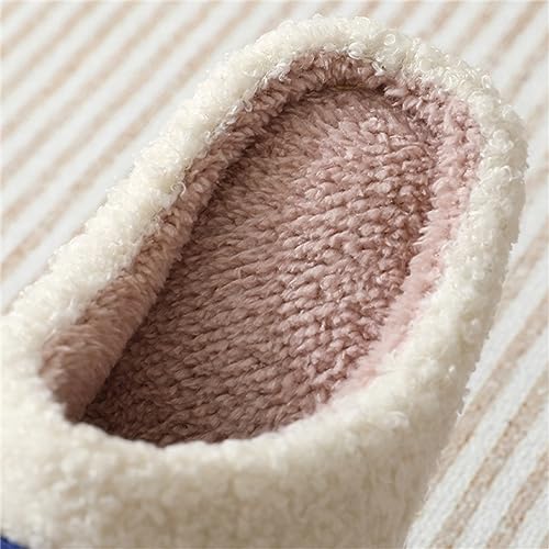 Tellrain Women Slippers Cute Pattern Big Heart Mushroom Warm Soft Bedroom Shoes Fuzzy Closed Toe Sandals Non Slip House Bedroom Slippers - Image 5