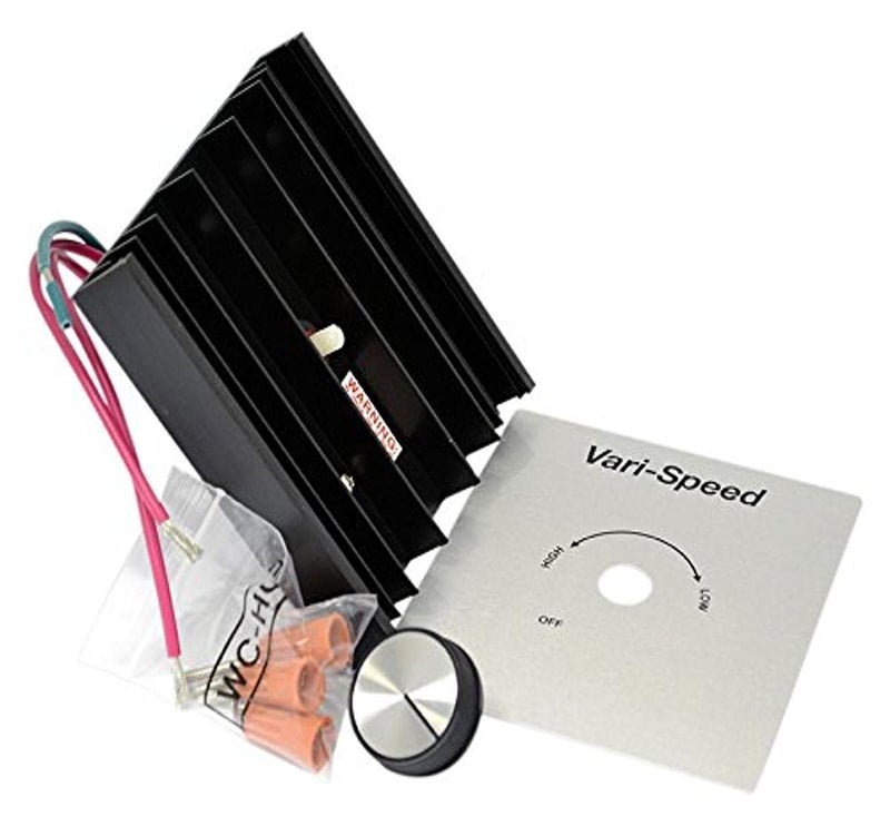 Model KBWC-110K (UR) Variable Speed Fan Control, Wall Mount, Rated 10.0 Amps @ 120 VAC for use with Shaded Pole and PSC Motors