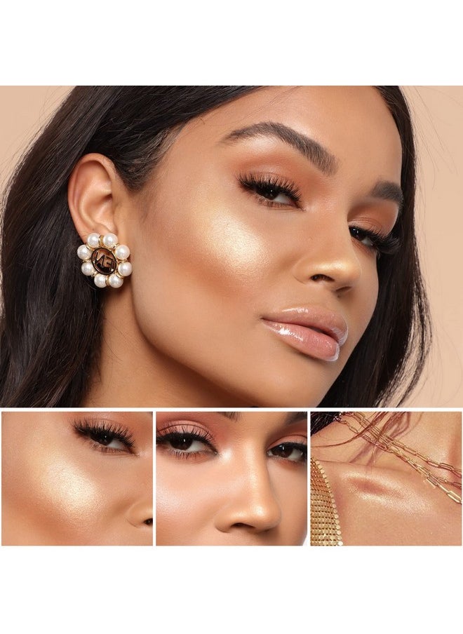 Anglicolor Liquid Highlighter Makeup Stick 3D Sparkling Effectcream Highlighter Lightweighteasy To Spreadhighlighter Makeup Long Lastingnatural Makeup Effect (01 Spotlight)  - Image 5