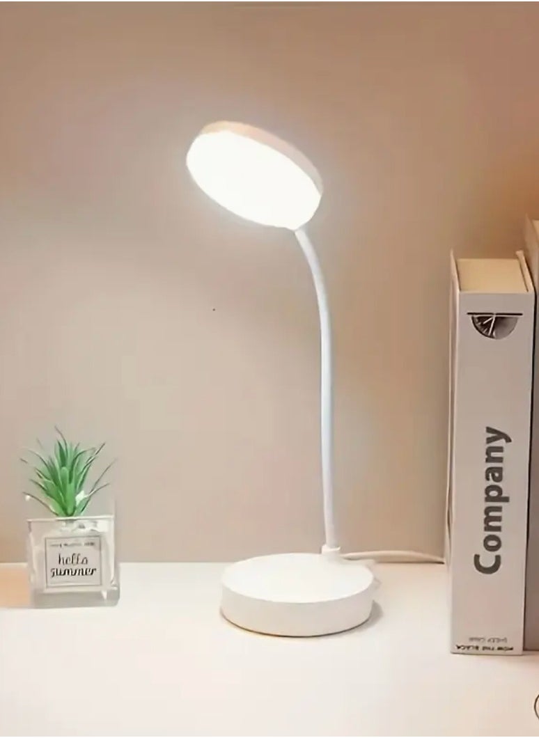 Generic - LED desk lamp Flexible lamp Goose-neck design Adjustable lighting USB powered lamp Flexible LED Desk Lamp with Goose-Neck Base USB Powered Lamp with Adjustable Lighting Eye-Care Desk Lamp with Three-Level Dimmer Comfortable Lighting Adjustable from Cool White to Warm Stylish and Modern Flexible Desk Lamp - Image 1