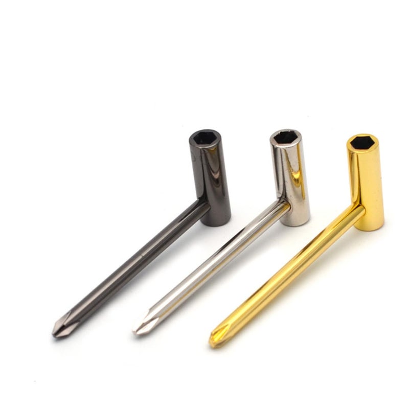 3 Pcs Guitar Truss Rod Wrench Tool Neck Adjustment Wrench Black 8x3cm - Image 4