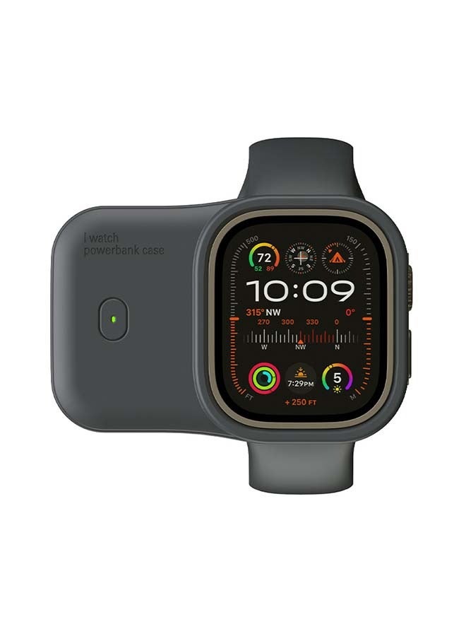 Portable 1200mAh Power Bank for Apple Watch Ultra 49 mm Magnetic Wireless Charger Fast Charging, Overheat Protection & Smart Power Management - Image 1