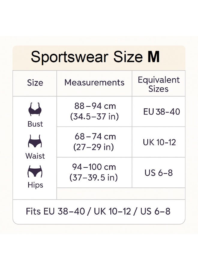 Charlie Exclusive Women's 2 Piece Gym Set – Pink & White Printed Sportswear Jacket & High Waist Leggings  – Gym, Workout, Yoga & Activewear – Medium Size – Limited Stock - Image 5