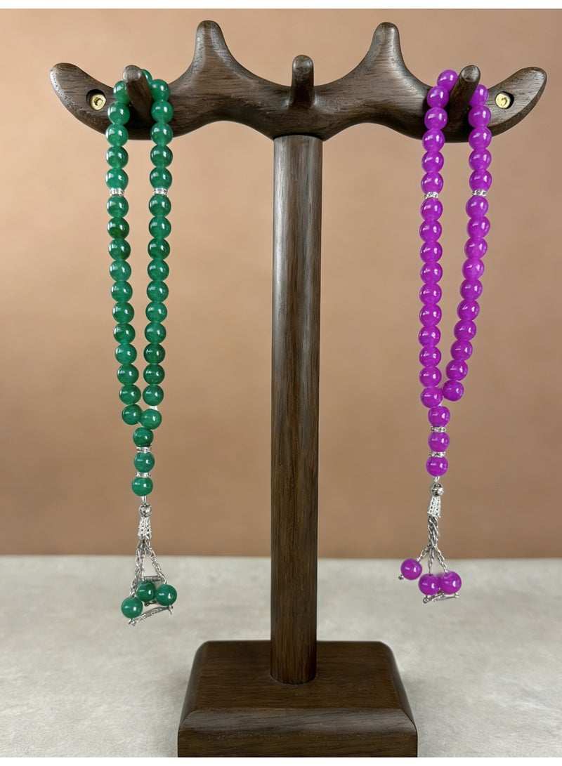 عام 2قطع / 33 سرير صلاة زجاجي / تسبيح / 10 ملم - Image 2