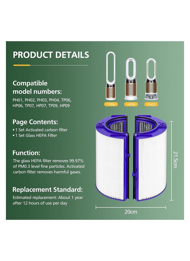 استبدال هيبا فلتر متوافق مع دايسون hp06 tp06 hp07 hp09 tp09 تنقية الهواء hp09 هيبا + الكربون فلتر كيت - pzsku/ZD5A5A826B961FD560182Z/45/_/1685347247/b53f5205-da1e-430d-99f2-1b031496f02b