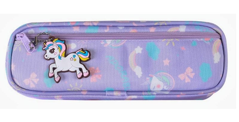 TEMSON Cartoon Printed Pencil Case for Children with Multi Compartment (Assorted Color) BD-907 - Image 2