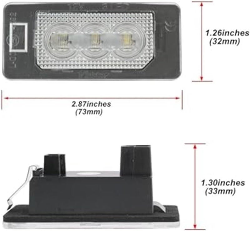 Wivplex Canbus Error Free License Plate Lights for Skoda - Image 2