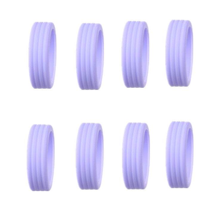 Luggage Wheel Rubber Cover Silent Travel Casters Replacement Universal Accessories Purple 8 suit