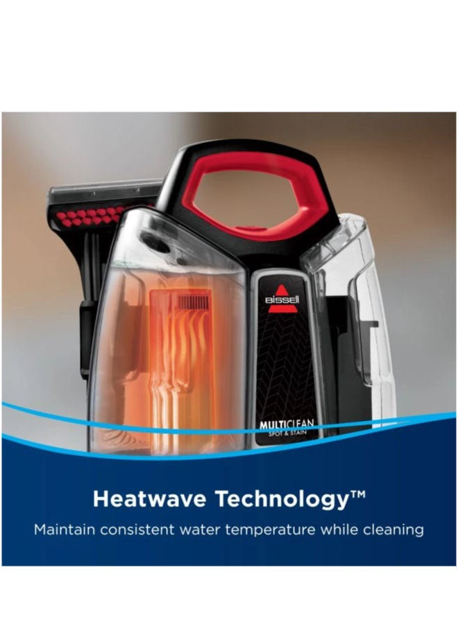 بيسيل مكنسة كهربائية سبوت كلين محمولة باليد 1.1 L 330.0 W 4720E أسود/أحمر /شفاف - Image 3