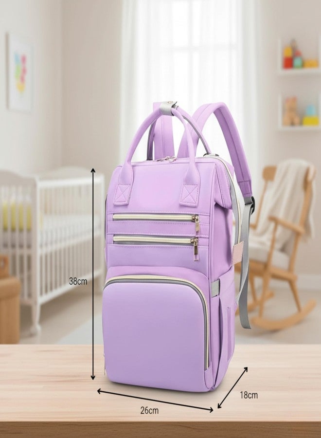 OBABY Baby Diaper Bag spacious/multi-pocket/diaper backpack/fashionable/waterproof/large capacity/durable/Maternity Backpack Cum Tote bag Spacious to Easily Organise Baby Essentials. - Image 2