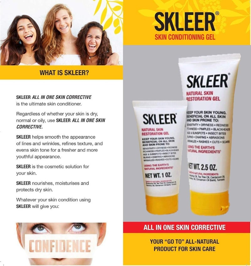 SKLEER Put simply For better looking skin naturally use SKLEER 75ml25oz - Image 5
