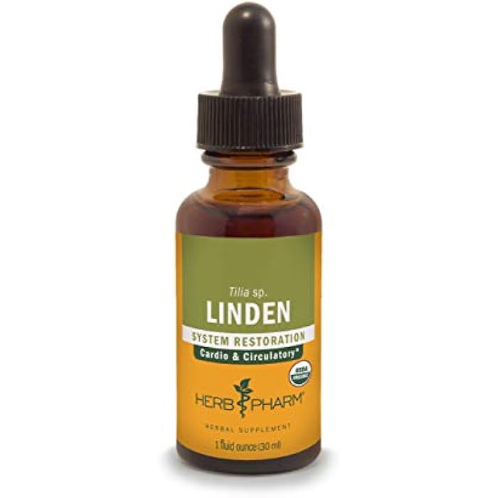 Herb Pharm Linden Liquid Extract for Cardiovascular and Circulatory Support - 1 Ounce - Image 1