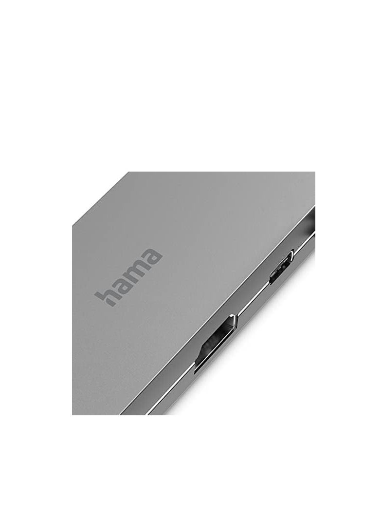 هاما Hama 200109 USB-C Hub, Multiport, 5 Ports, 2 x USB-A, USB-C, HDMI™, LAN/Ethernet  - Image 2