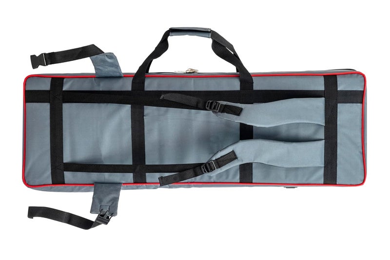 GIG Master Heavy Padded Keyboard Bag/Cover/Case for Roland XPS-10, XPS-10X, 61 Keys Keyboard with Dust Cover & Double Pocket(Grey) - Image 5