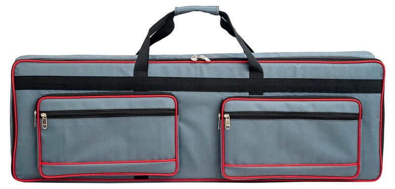 GIG Master Heavy Padded Keyboard Bag/Cover/Case for Roland XPS-10, XPS-10X, 61 Keys Keyboard with Dust Cover & Double Pocket(Grey) - Image 1