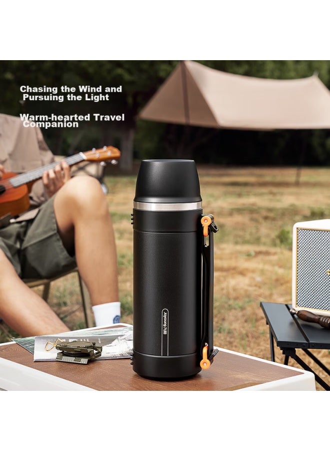 Joyoung Insulated Bottle, 316l Stainless Steel, Large Capacity Thermos, Outdoor Travel Flask, 2l-wr566 - Image 4