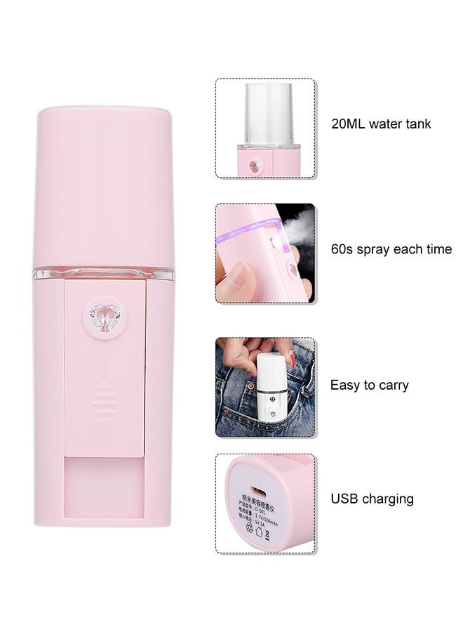 Captaintech Portable Facial Steamer Pink 14.50centimeter - Image 3