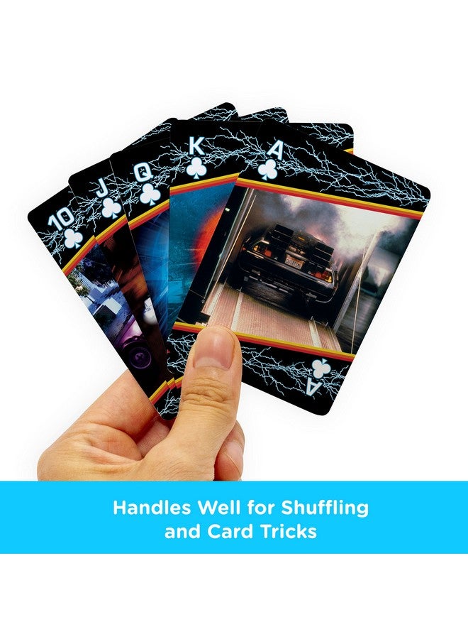 Aquarius AQUARIUS Back to The Future Playing Cards - Back to The Future Themed Deck of Cards for Your Favorite Card Games - Officially Licensed BTTF Merchandise & Collectibles, Black, Red, Yellow, 2.5 x 3.5 - Image 4