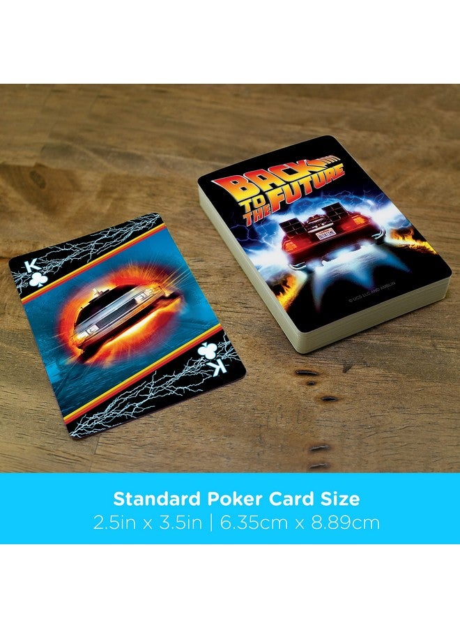 Aquarius AQUARIUS Back to The Future Playing Cards - Back to The Future Themed Deck of Cards for Your Favorite Card Games - Officially Licensed BTTF Merchandise & Collectibles, Black, Red, Yellow, 2.5 x 3.5 - Image 5