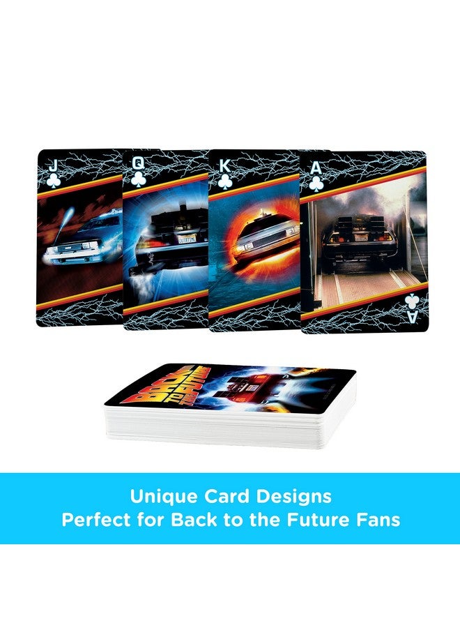 Aquarius AQUARIUS Back to The Future Playing Cards - Back to The Future Themed Deck of Cards for Your Favorite Card Games - Officially Licensed BTTF Merchandise & Collectibles, Black, Red, Yellow, 2.5 x 3.5 - Image 3