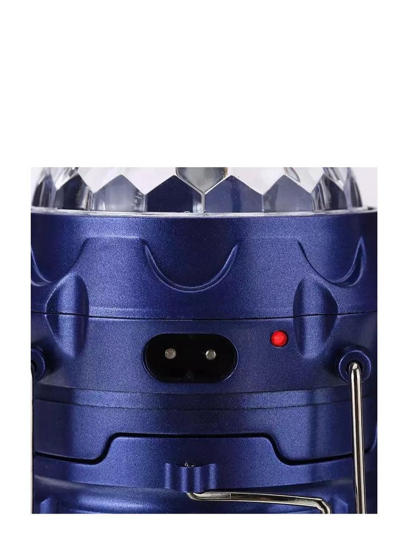 DLC 3 in 1 Flashlight with Green, Red and Blue Magic Effect Ball Flashlight and Portable Lantern, Rechargeable and Rotating, Outdoor Camping Use - Image 4