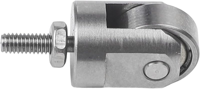 Stainless Steel Dial Indicator Wheel Probe M2 5 Thread 22 5mm Length 10mm Diameter - Image 2