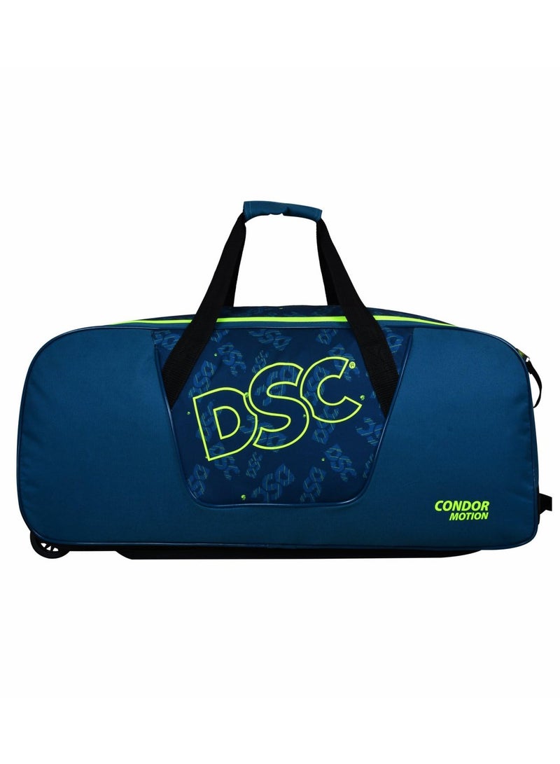 DSC Condor Motion Wheelie Cricket Kit Bag | Polyester Material for Men and Boys | Highly Durable and Premium Quality | Shock Resistant with Excellent Absorption  - Image 1
