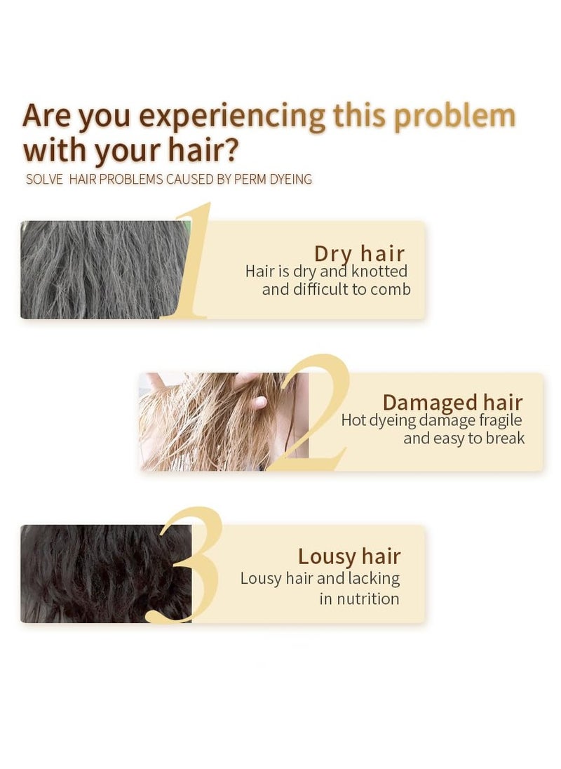Argan Oil Argan Oil Hair Mask, Repair Split Ends Dry Damaged Hair, Moisturizing & Smoothing Hair Mask for Dry Damaged Hair of All Hair Types 16.90 oz 500 ml (29.90oz-850ml)  - Image 2