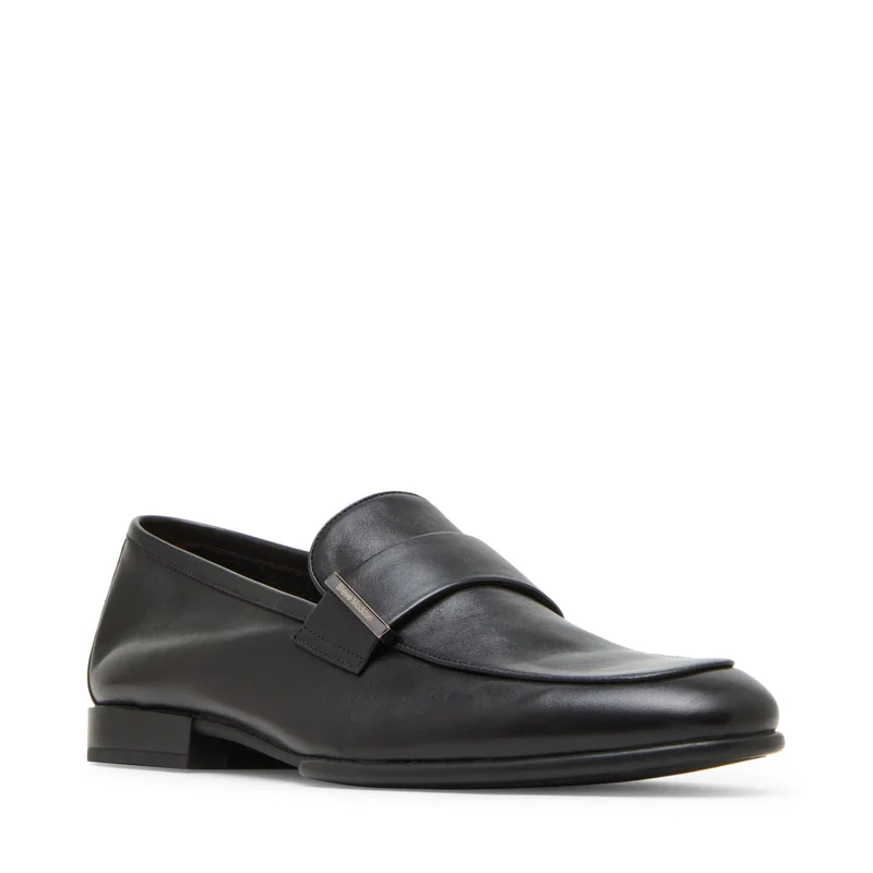 ستيف مادن Silas Black Men's Shoes