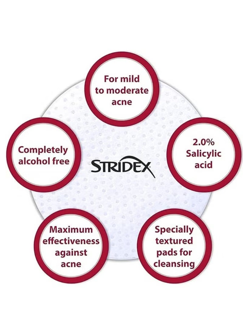 سترايدكس ستريديكس ضمادات طبية لتنظيف الوجه - قوة قصوى - 90 قطعة - Image 4