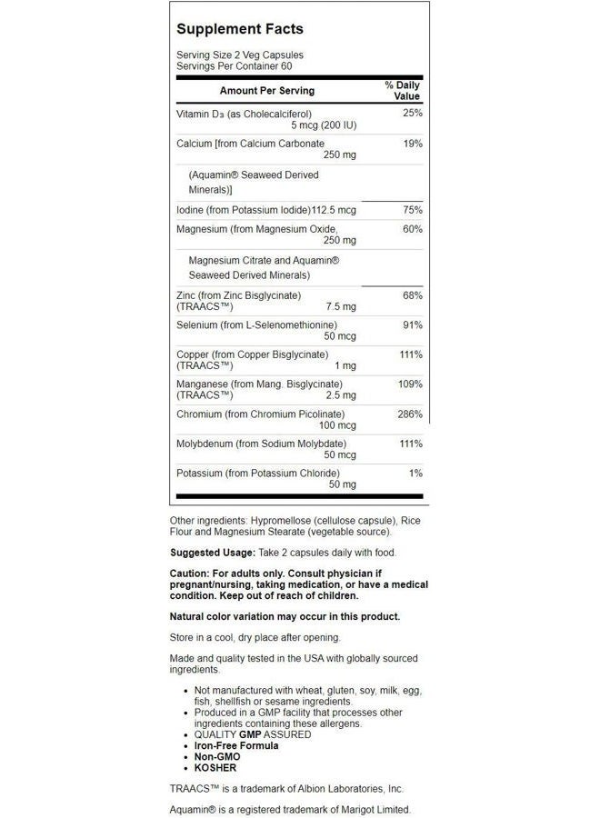 Now Foods Full Spectrum Minerals, 120 Caps - Image 2