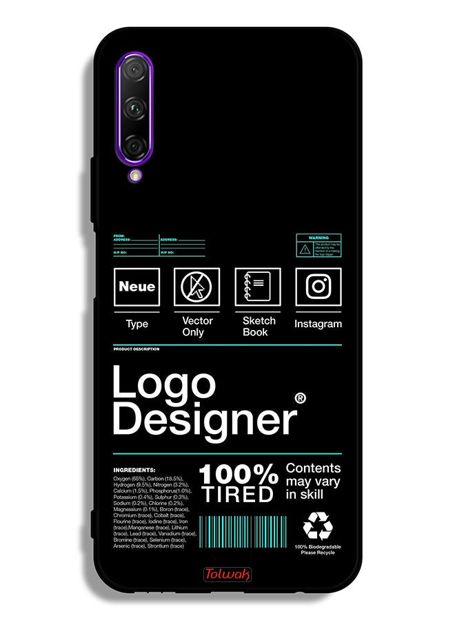 Tolwak Honor 9X Pro Protective Case Cover Logo Designer Sticker - Image 2